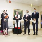 ): Marianna Noworycka-Gniatkowska – kielecka radna, senator Krzysztof Słoń, Magdalena Gościniewicz – pełniąca obowiązki dyrektora kieleckiego MOPR-u, Renata Janik - wicemarszałek województwa świętokrzyskiego i Bogdan Wenta – prezydent Kielc / Jarosław Kubalski / Radio Kielce