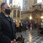 11.10.2020 Sandomierz. Obchody ku czci bł. Wincentego Kadłubka. Na zdjęciu: Marek Kwitek - poseł PiS / Grażyna Szlęzak-Wójcik / Radio Kielce