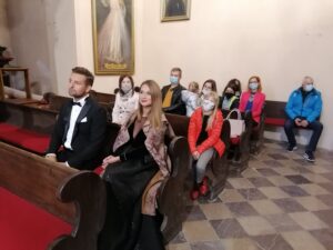 11.10.2020 Skalbmierz. Obchody Dnia Papieskiego / Marta Gajda / Radio Kielce