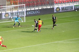 03.10.2020. Tychy. Fortuna 1 Liga. GKS Tychy - Korona Kielce / Krzysztof Bujnowicz / Radio Kielce