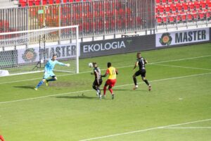 03.10.2020. Tychy. Fortuna 1 Liga. GKS Tychy - Korona Kielce / Krzysztof Bujnowicz / Radio Kielce