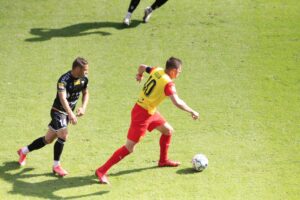 03.10.2020. Tychy. Fortuna 1 Liga. GKS Tychy - Korona Kielce / Krzysztof Bujnowicz / Radio Kielce