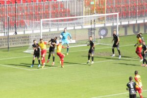 03.10.2020. Tychy. Fortuna 1 Liga. GKS Tychy - Korona Kielce / Krzysztof Bujnowicz / Radio Kielce