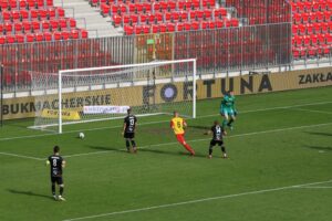 03.10.2020. Tychy. Fortuna 1 Liga. GKS Tychy - Korona Kielce / Krzysztof Bujnowicz / Radio Kielce