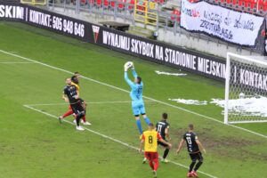 03.10.2020. Tychy. Fortuna 1 Liga. GKS Tychy - Korona Kielce / Krzysztof Bujnowicz / Radio Kielce