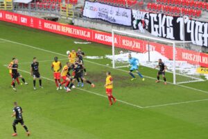 03.10.2020. Tychy. Fortuna 1 Liga. GKS Tychy - Korona Kielce / Krzysztof Bujnowicz / Radio Kielce