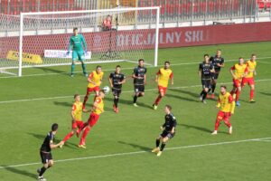 03.10.2020. Tychy. Fortuna 1 Liga. GKS Tychy - Korona Kielce / Krzysztof Bujnowicz / Radio Kielce