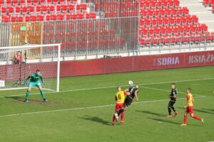 03.10.2020. Tychy. Fortuna 1 Liga. GKS Tychy - Korona Kielce / Krzysztof Bujnowicz / Radio Kielce