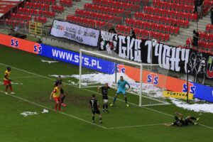 03.10.2020. Tychy. Fortuna 1 Liga. GKS Tychy - Korona Kielce / Krzysztof Bujnowicz / Radio Kielce