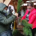 17.10.2020. Ćmielów. Akcja „515 sadzonek drzew z okazji 515. rocznicy nadania praw miejskich” / Emilia Sitarska / Radio Kielce