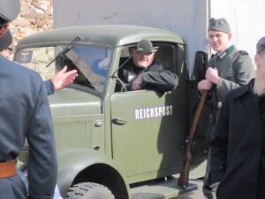 Końskie. Kolekcja zabytkowych samochodów Adama Kwiela. Na zdjęciu: 1942 Borgward L1400 / archiwum Adam Kwiel