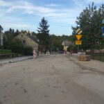 02.10.2020 Opatów. Ulica majora Topora Zwierzdowskiego w remoncie / Emilia Sitarska / Radio Kielce