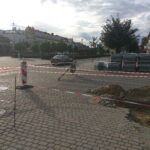 02.10.2020 Opatów. Ulica majora Topora Zwierzdowskiego w remoncie / Emilia Sitarska / Radio Kielce