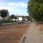 02.10.2020 Opatów. Ulica majora Topora Zwierzdowskiego w remoncie / Emilia Sitarska / Radio Kielce