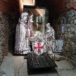 17.10.2020. Opatów. Podziemna Trasa Turystyczna. Wystawa „Złoty Wiek Opatowa” / Emilia Sitarska / Radio Kielce