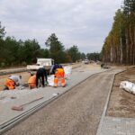 28.10.2020. Ostrowiec Świętokrzyski. Budowa ulicy Krzemiennej / Emilia Sitarska / Radio Kielce