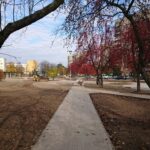 29.10.2020 Ostrowiec Świętokrzyski. Prace nad Ogrodem Zdrowia / Emilia Sitarska / Radio Kielce