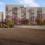 29.10.2020 Ostrowiec Świętokrzyski. Prace nad Ogrodem Zdrowia / Emilia Sitarska / Radio Kielce