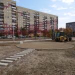 29.10.2020 Ostrowiec Świętokrzyski. Prace nad Ogrodem Zdrowia / Emilia Sitarska / Radio Kielce