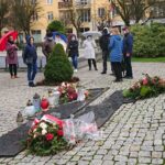 18.10.2020. Ostrowiec Św. Spacer "Wokół ostrowieckiego Rynku" z Centrum Krajoznawczo-Historycznym im. prof. Mieczysława Radwana / Emilia Sitarska / Radio Kielce