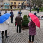 18.10.2020. Ostrowiec Św. Spacer "Wokół ostrowieckiego Rynku" z Centrum Krajoznawczo-Historycznym im. prof. Mieczysława Radwana / Emilia Sitarska / Radio Kielce