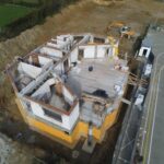 21.10.2020 Obrazów. Budowa domu kultury i amfiteatru w Obrazowie / Urząd Gminy Obrazów