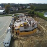 21.10.2020 Obrazów. Budowa domu kultury i amfiteatru w Obrazowie / Urząd Gminy Obrazów