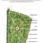 21.10.2020 Sandomierz. Wizualizacja parku miejskiego w Sandomierzu po rewitalizacji / UM Sandomierz