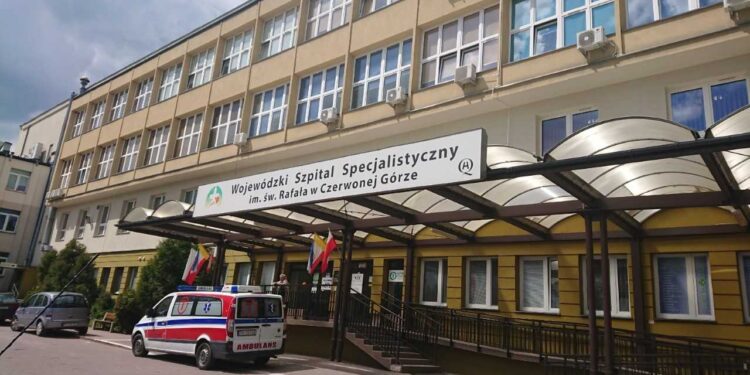 Czerwona Góra. Wojewódzki Szpital Specjalistyczny / Iwona Murawska / Radio Kielce