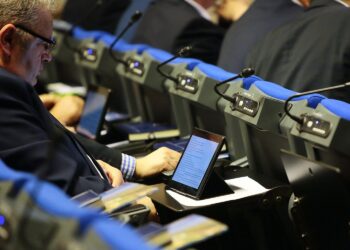 Kielce. 28.11.2019. XIV Sesja Rady Powiatu w Kielcach / Wiktor Taszłow / Radio Kielce