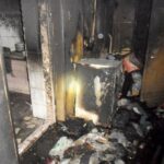 28.10.2020. Szaniec. Pożar domu jednorodzinnego / KP PSP Busko-Zdrój