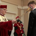 15.10.2020. Kielce. Inauguracja roku akademickiego UJK. Immatrykulacja studentów I roku. Na zdjęciu: prof. Stanisław Głuszek - rektor UJK / Piotr Burda / UJK Kielce