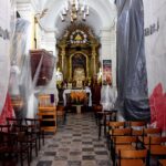 19.10.2020. Małoszów. Kościoł w trakcie remontu / UMiG Skalbmierz