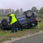 25.10.2020. Rataje Słupskie. Wypadek / KPP Busko-Zdrój