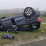 25.10.2020. Rataje Słupskie. Wypadek / KPP Busko-Zdrój