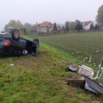 25.10.2020. Rataje Słupskie. Wypadek / KPP Busko-Zdrój