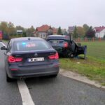 25.10.2020. Rataje Słupskie. Wypadek / KPP Busko-Zdrój