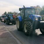21.10.2020. Włostów, Opatów. Protest rolników z powiatu opatowskiego / Emilia Sitarska / Radio Kielce
