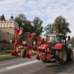 21.10.2020. Włostów, Opatów. Protest rolników z powiatu opatowskiego / Emilia Sitarska / Radio Kielce