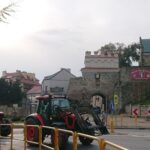 21.10.2020. Włostów, Opatów. Protest rolników z powiatu opatowskiego / Emilia Sitarska / Radio Kielce