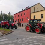21.10.2020. Włostów, Opatów. Protest rolników z powiatu opatowskiego / Emilia Sitarska / Radio Kielce