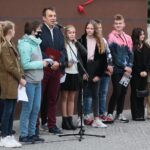 02.10.2020. Masłów. Odsłonięcie muralu / Wiktor Taszłow / Radio Kielce