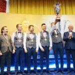 03.10.2020. Kielce. Mistrzostwa Polski w bilardzie. Nosan Kielce / Wiktor Taszłow / Radio Kielce