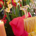 04.10.2020. Kielce. Wprowadzenie do parafii Ducha Świętego w Kielcach relikwii franciszkańskich męczenników / Wiktor Taszłow / Radio Kielce