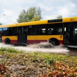 04.10.2020. Kielce. Zalana ulica Jagiellońska / Wiktor Taszlow / Radio Kielce