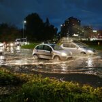 05.10.2020 Kielce. Ulewa. Zalane ulice / Wiktor Taszłow / Radio Kielce