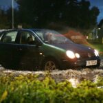 05.10.2020 Kielce. Ulewa. Zalane ulice / Wiktor Taszłow / Radio Kielce