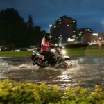 05.10.2020 Kielce. Ulewa. Zalane ulice / Wiktor Taszłow / Radio Kielce