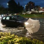 05.10.2020 Kielce. Ulewa. Zalane ulice / Wiktor Taszłow / Radio Kielce