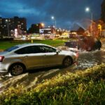 05.10.2020 Kielce. Ulewa. Zalane ulice / Wiktor Taszłow / Radio Kielce